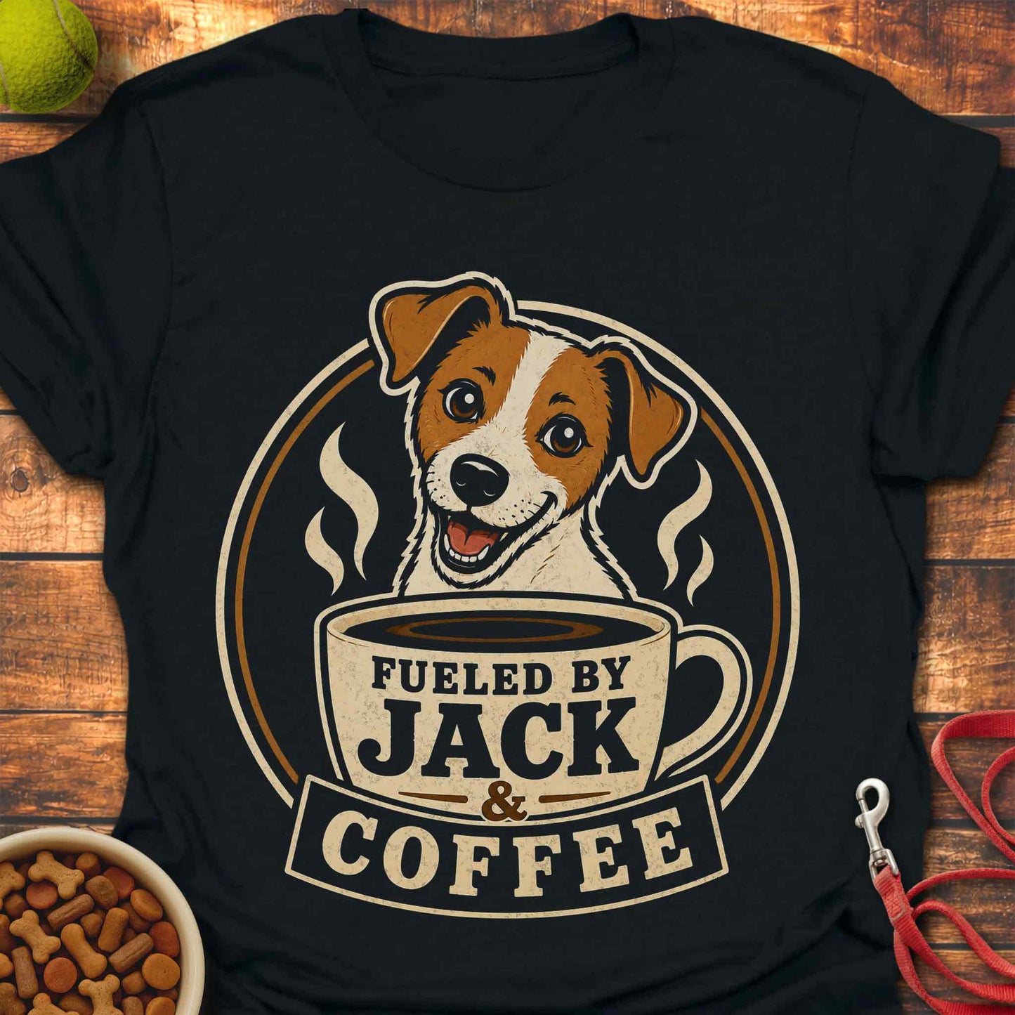 Jack Russell & Coffee T-shirt