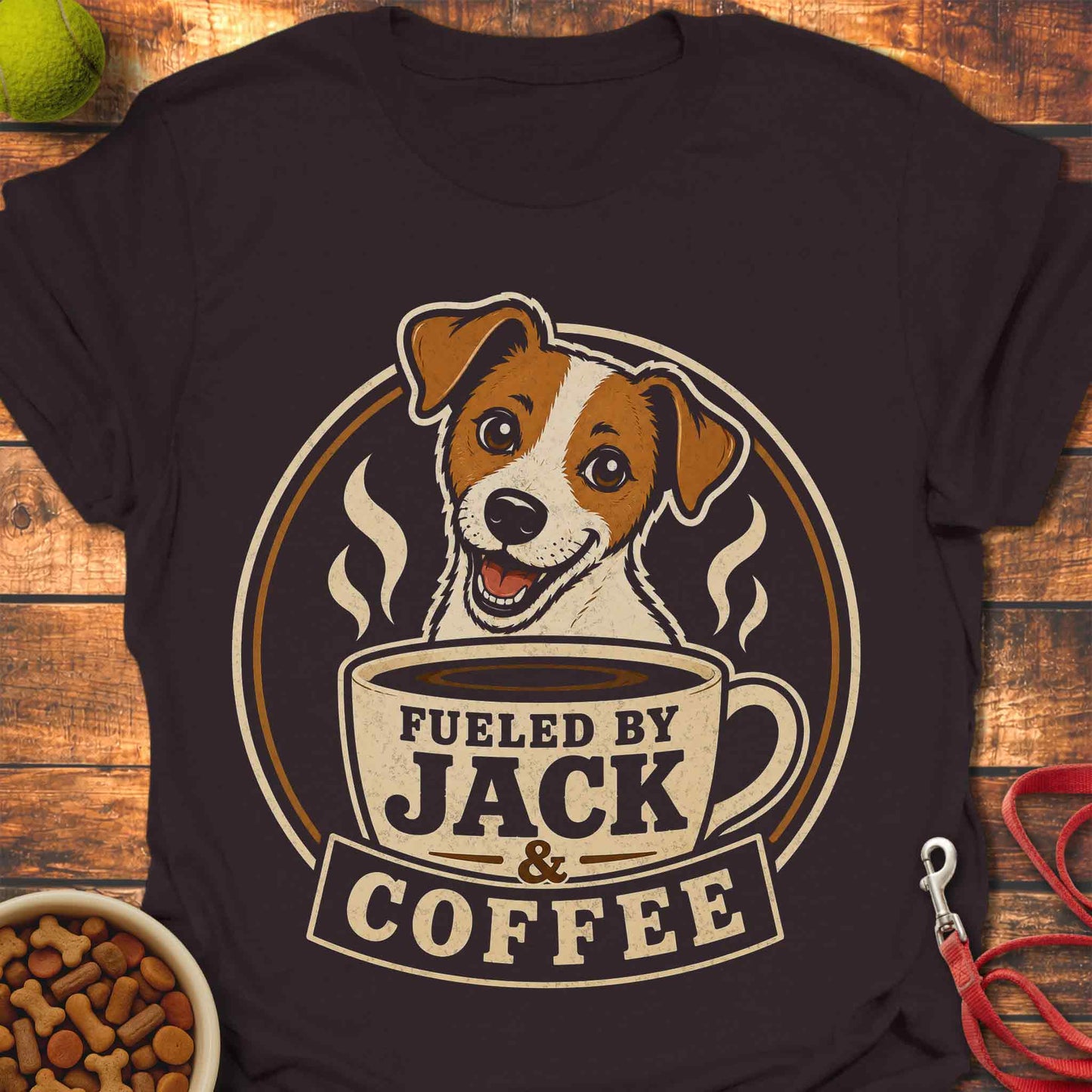 Jack Russell & Coffee T-shirt