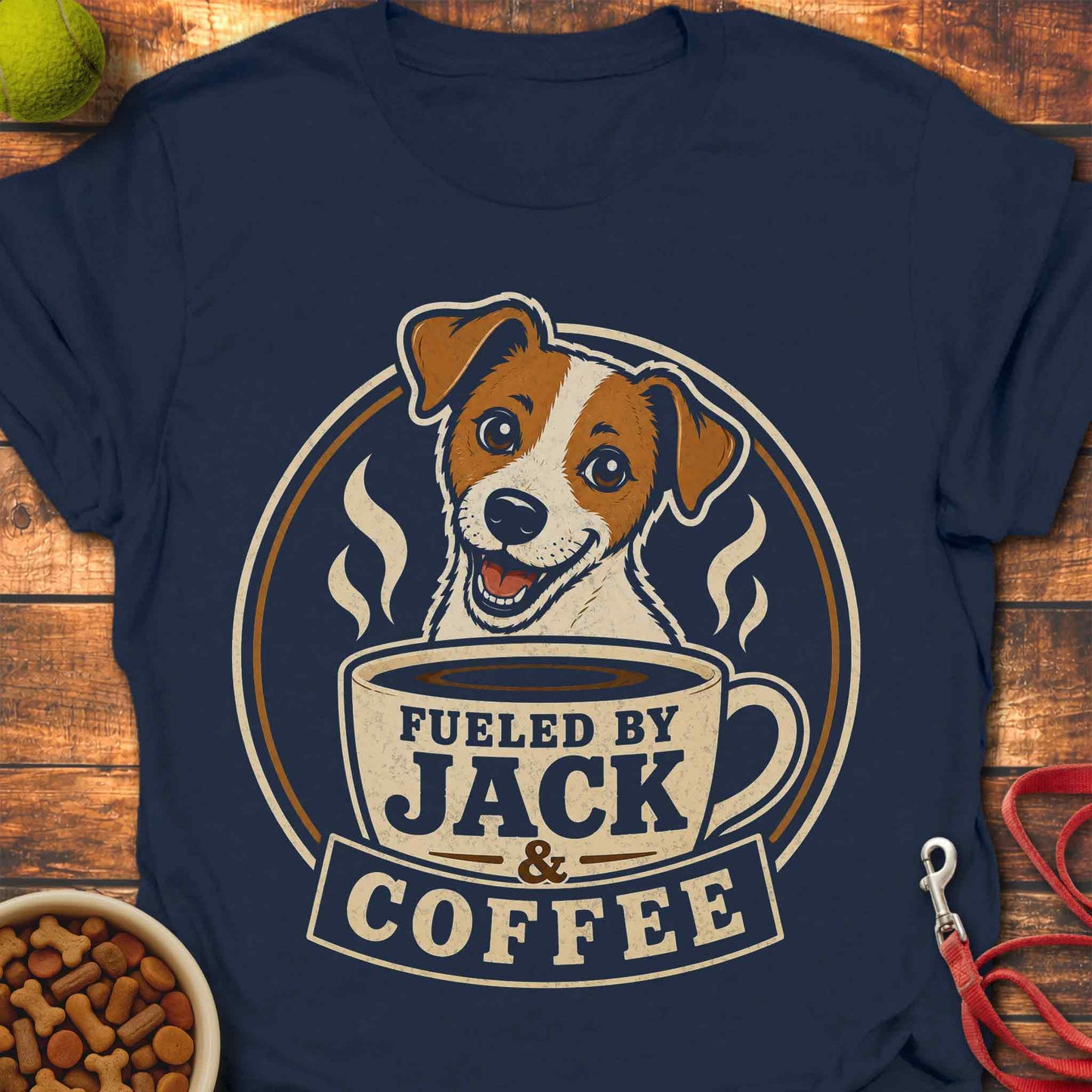 Jack Russell & Coffee T-shirt