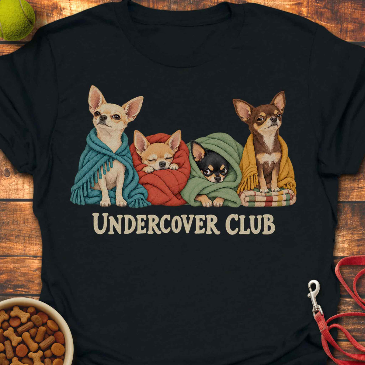 Undercover Club Chihuahua T-Shirt
