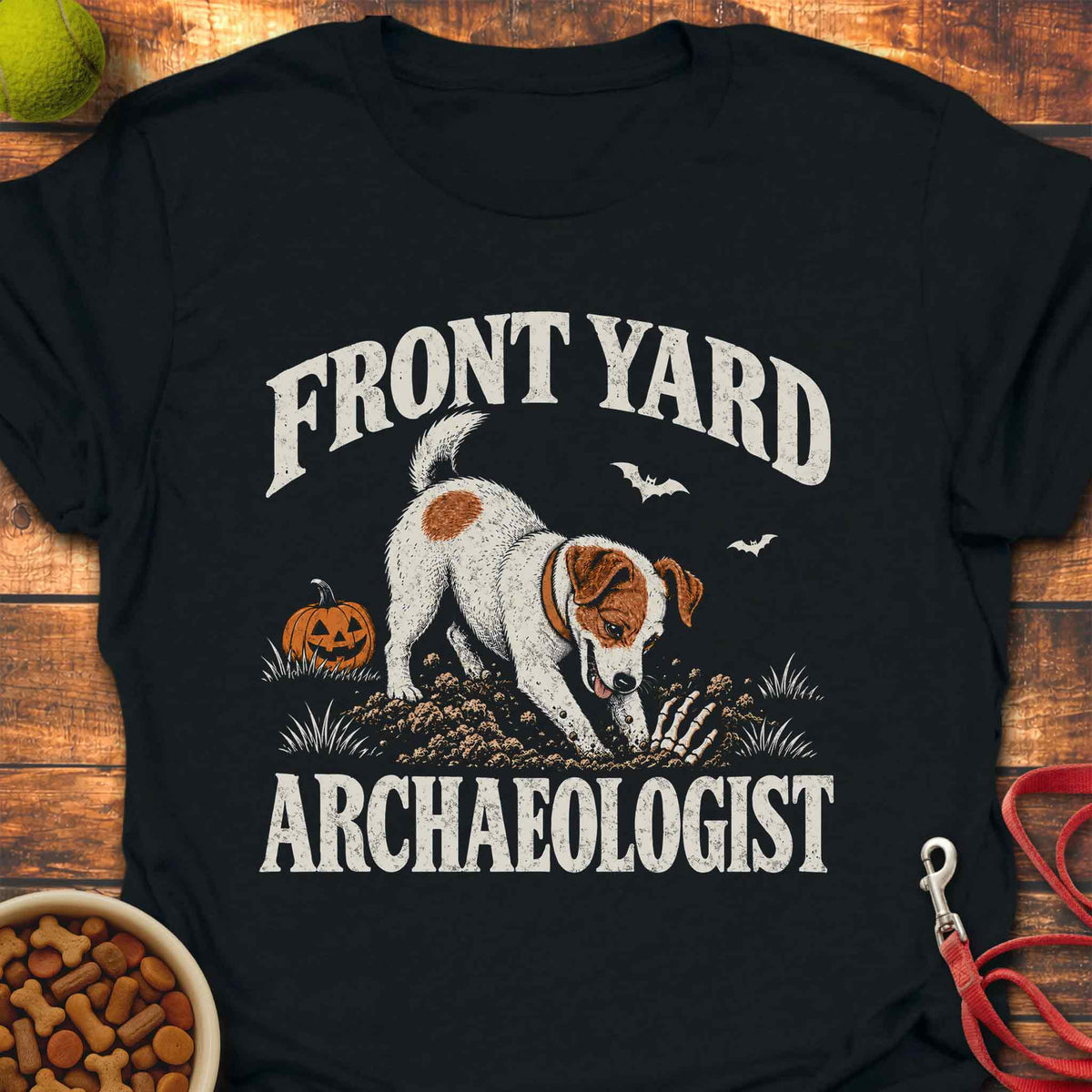 Archaeologist Jack Russell Halloween T-Shirt