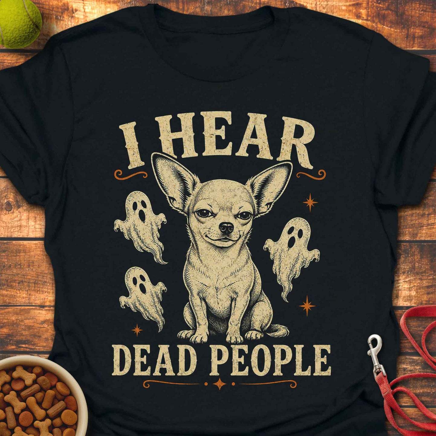 Ghost Whisperer Chihuahua Halloween T-Shirt
