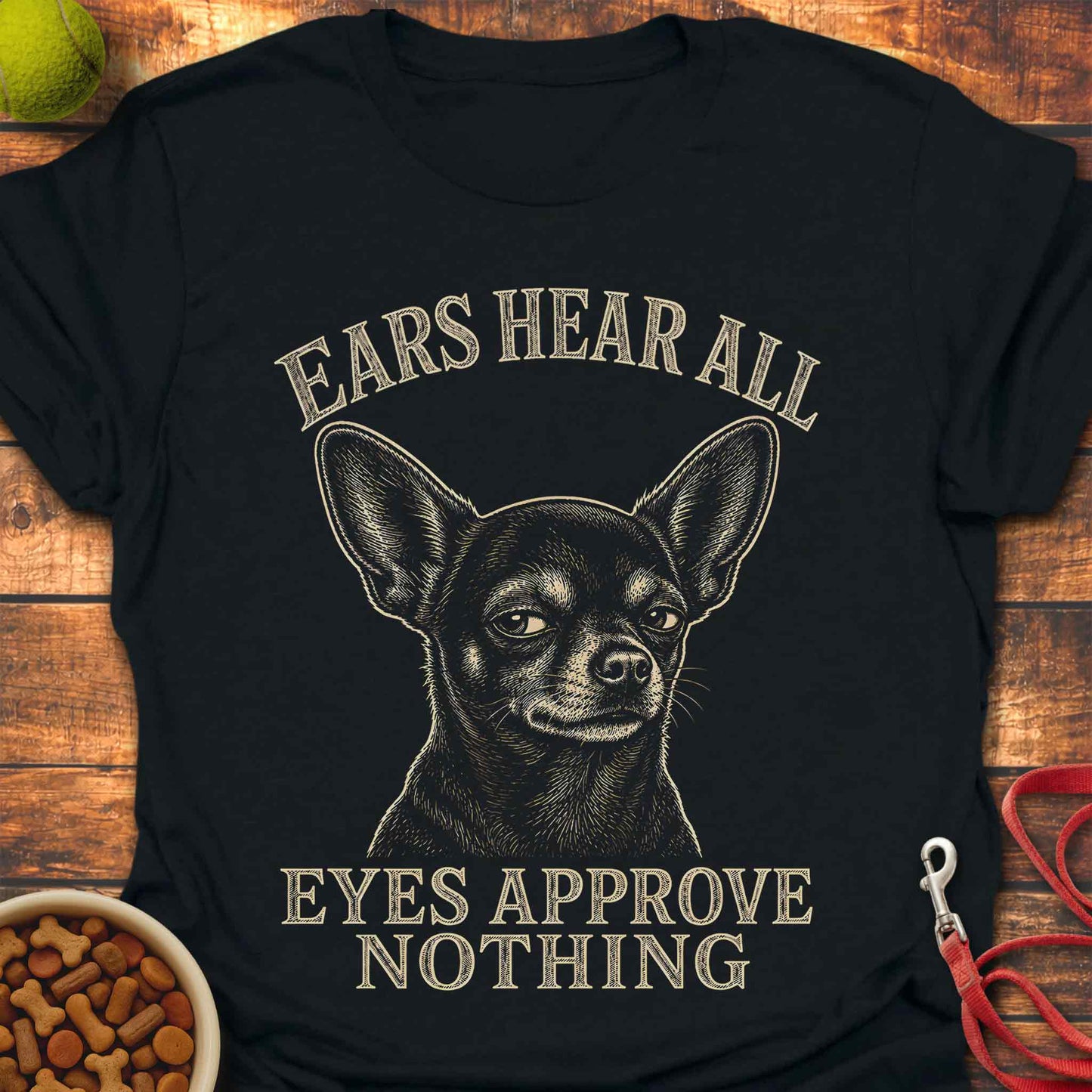 Eyes Approve Nothing Chihuahua T-Shirt