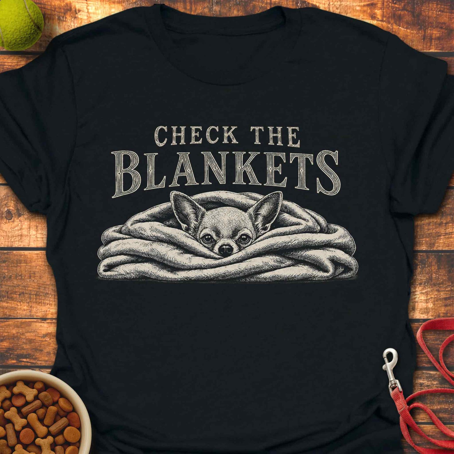 Blanket Burrow Chihuahua T-Shirt