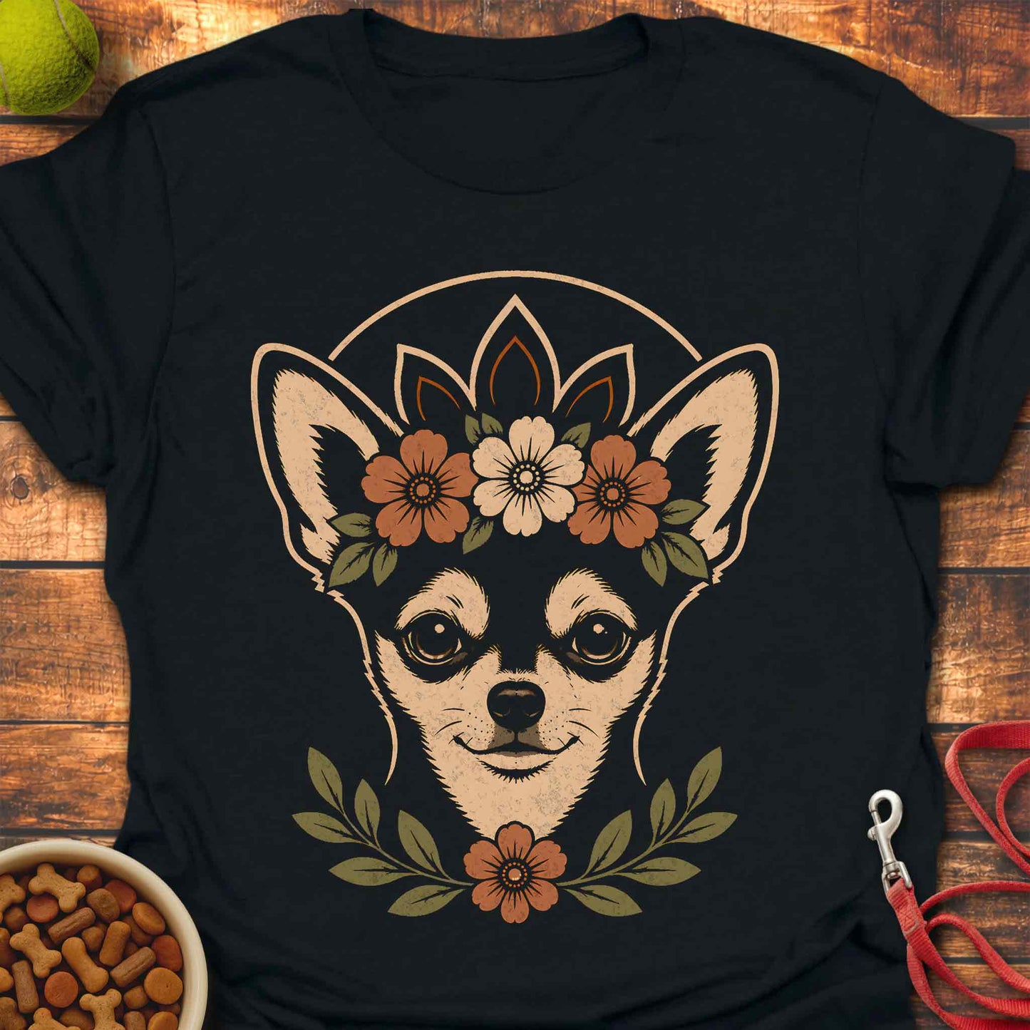 Wildflower Chihuahua T-Shirt