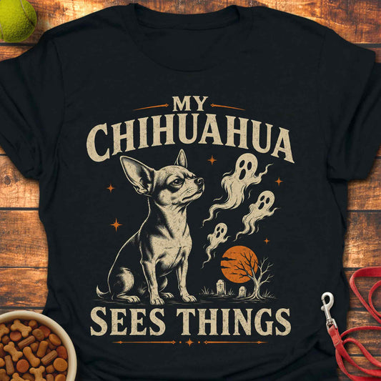 Paranormal Chihuahua Halloween T-Shirt