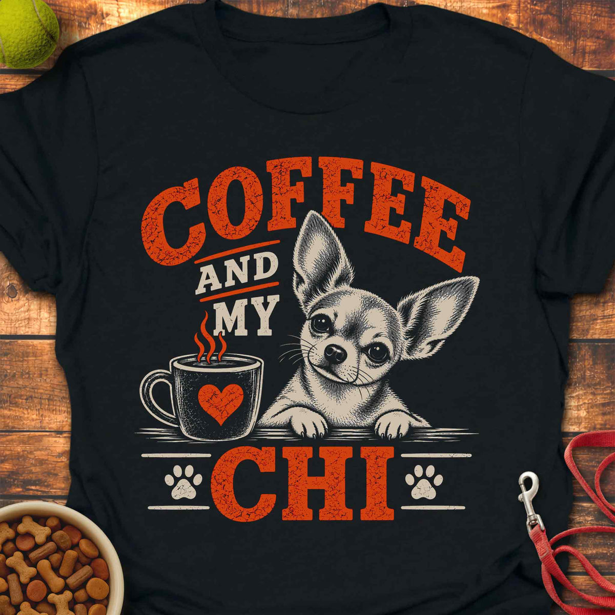 Coffee & My Chihuahua T-shirt