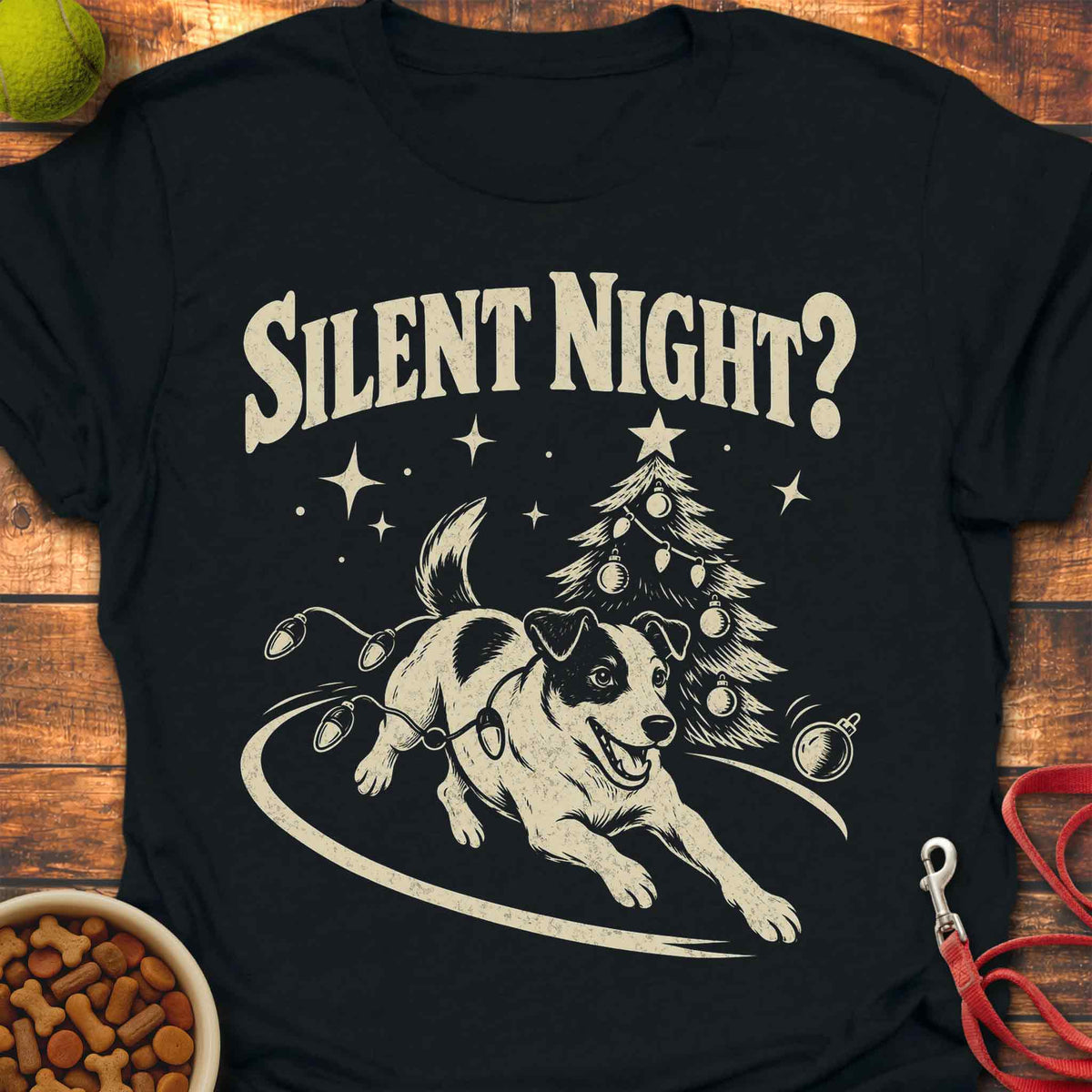 Silent Night? Jack Russell T-Shirt