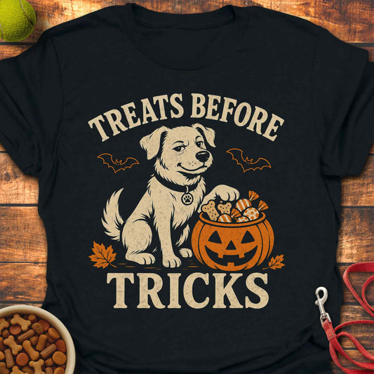 Treat Motivated Halloween Dog T-Shirt