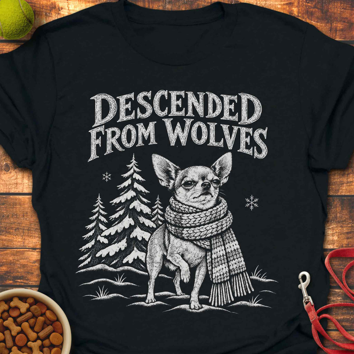 Winter Wolf Chihuahua T-Shirt