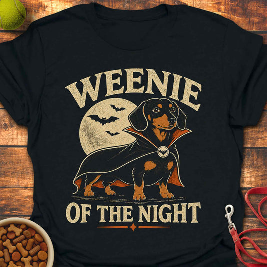 Vampire Dachshund Halloween Dog T-Shirt
