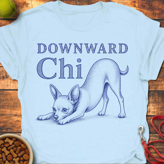 Downward Chi Chihuahua T-Shirt