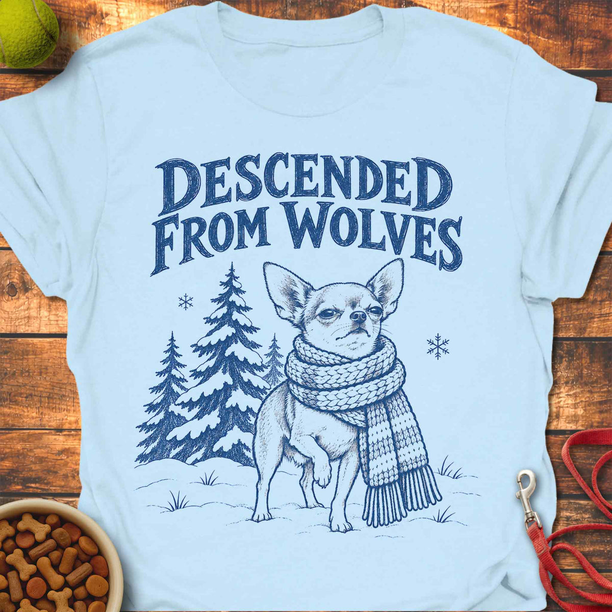 Winter Wolf Chihuahua T-Shirt