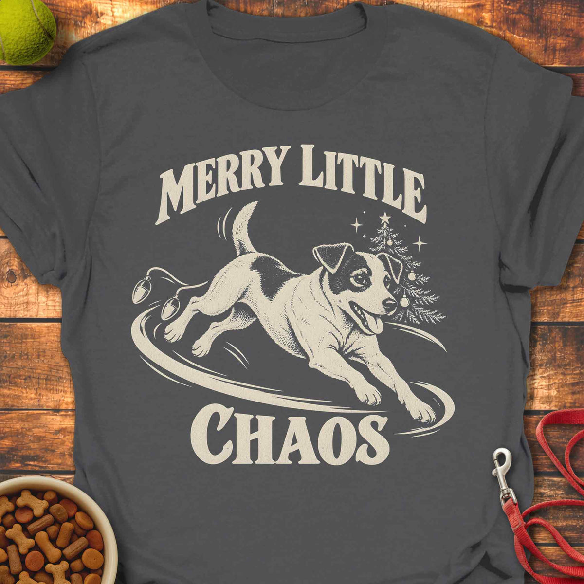 Holiday Chaos Jack Russell T-Shirt