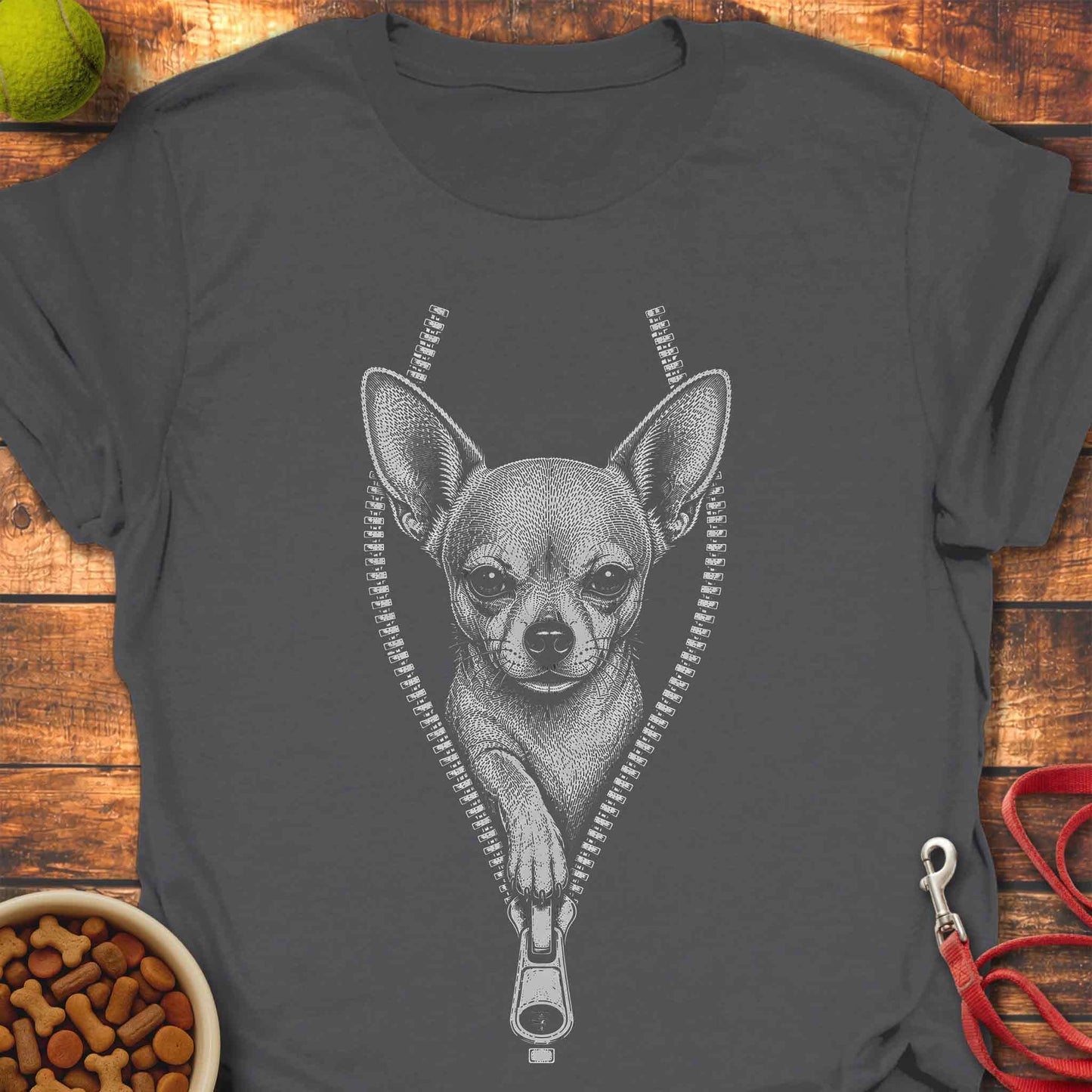 Chihuahua Unzipped T-Shirt