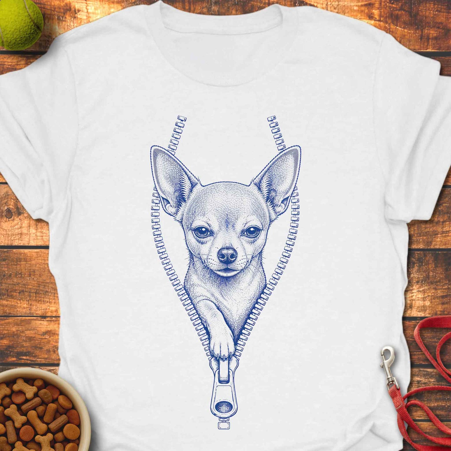 Chihuahua Unzipped T-Shirt