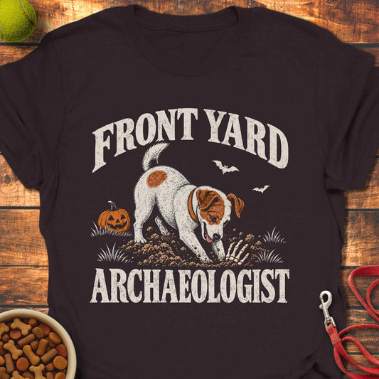 Archaeologist Jack Russell Halloween T-Shirt