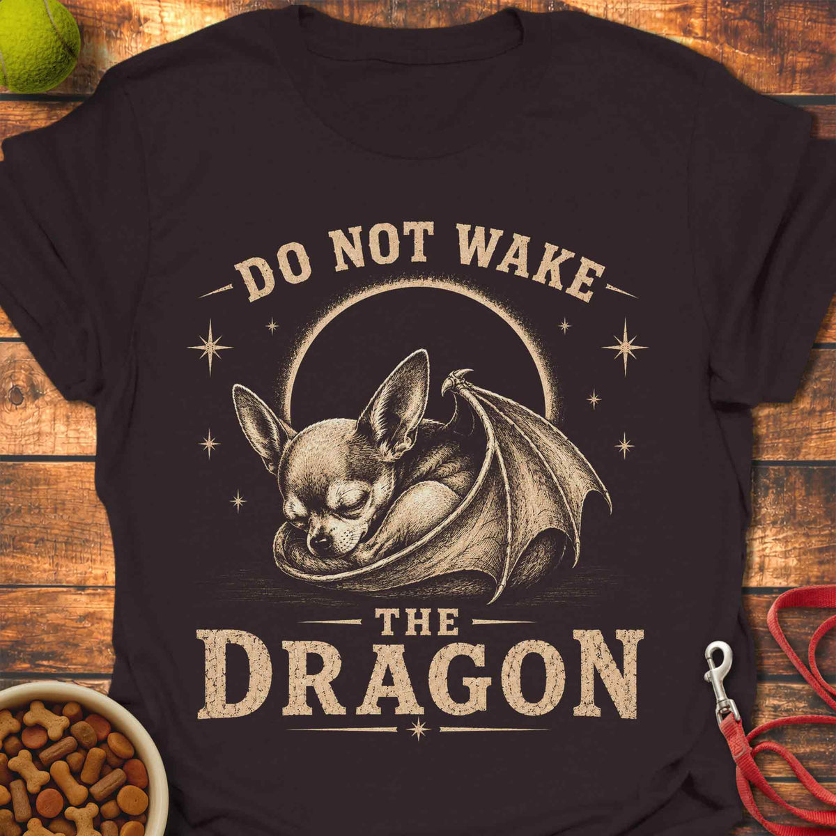 Sleeping Dragon Chihuahua T-Shirt