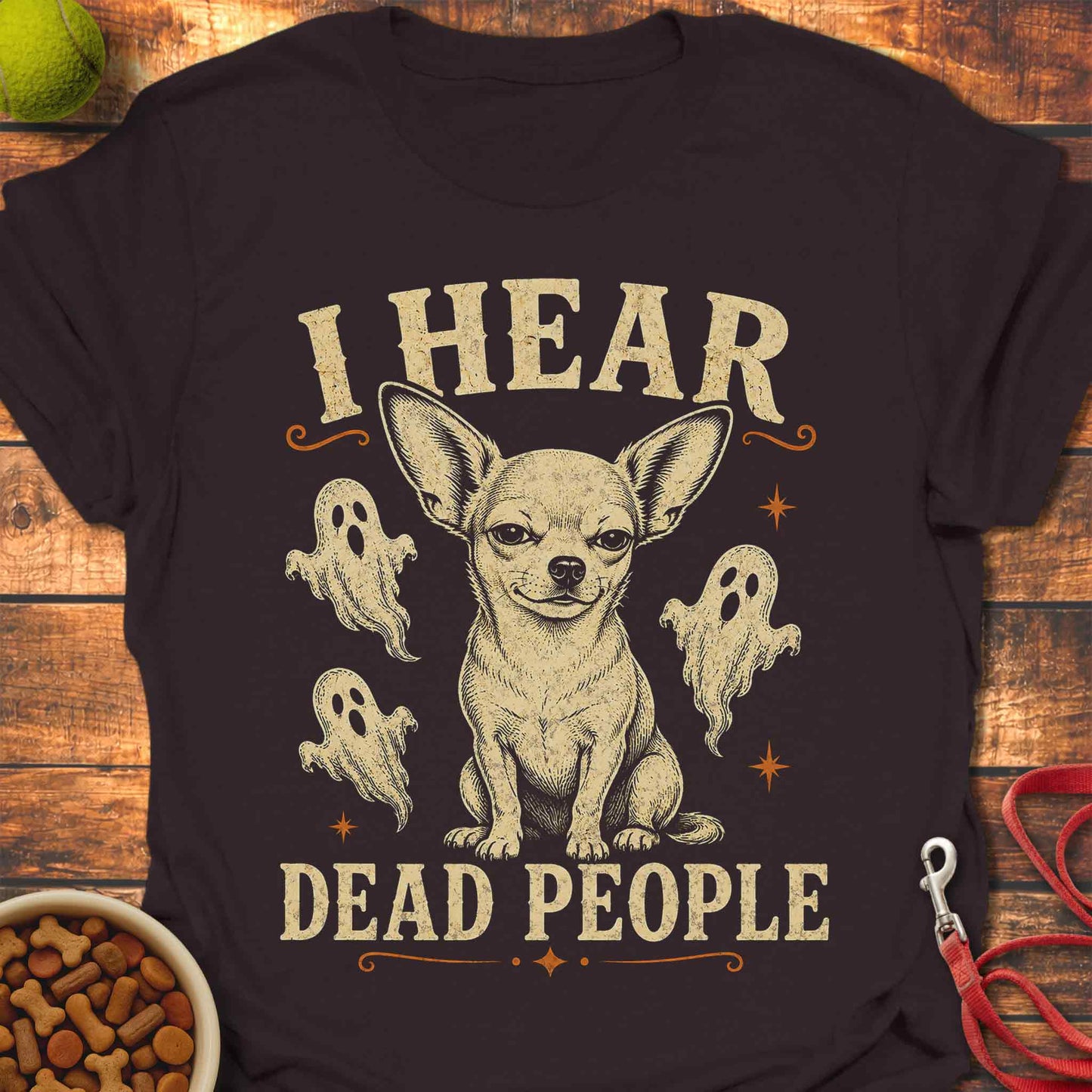 Ghost Whisperer Chihuahua Halloween T-Shirt