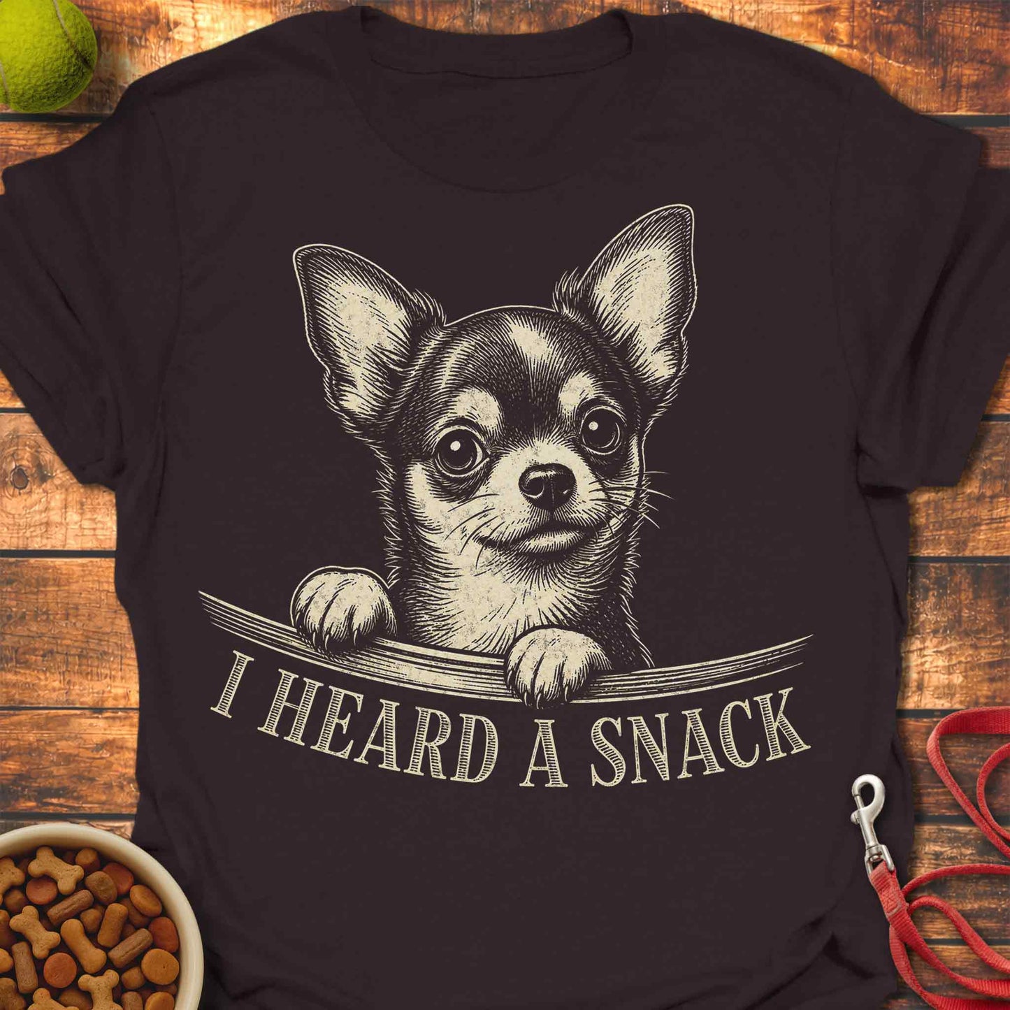 Snack Radar Chihuahua T-Shirt