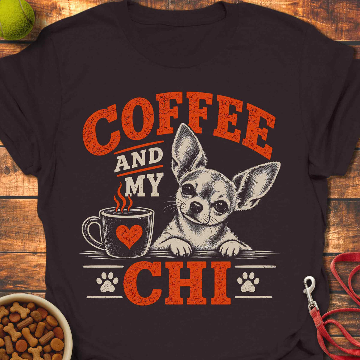 Coffee & My Chihuahua T-shirt