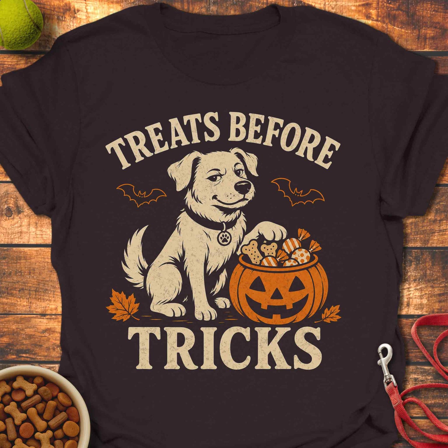 Treat Motivated Halloween Dog T-Shirt