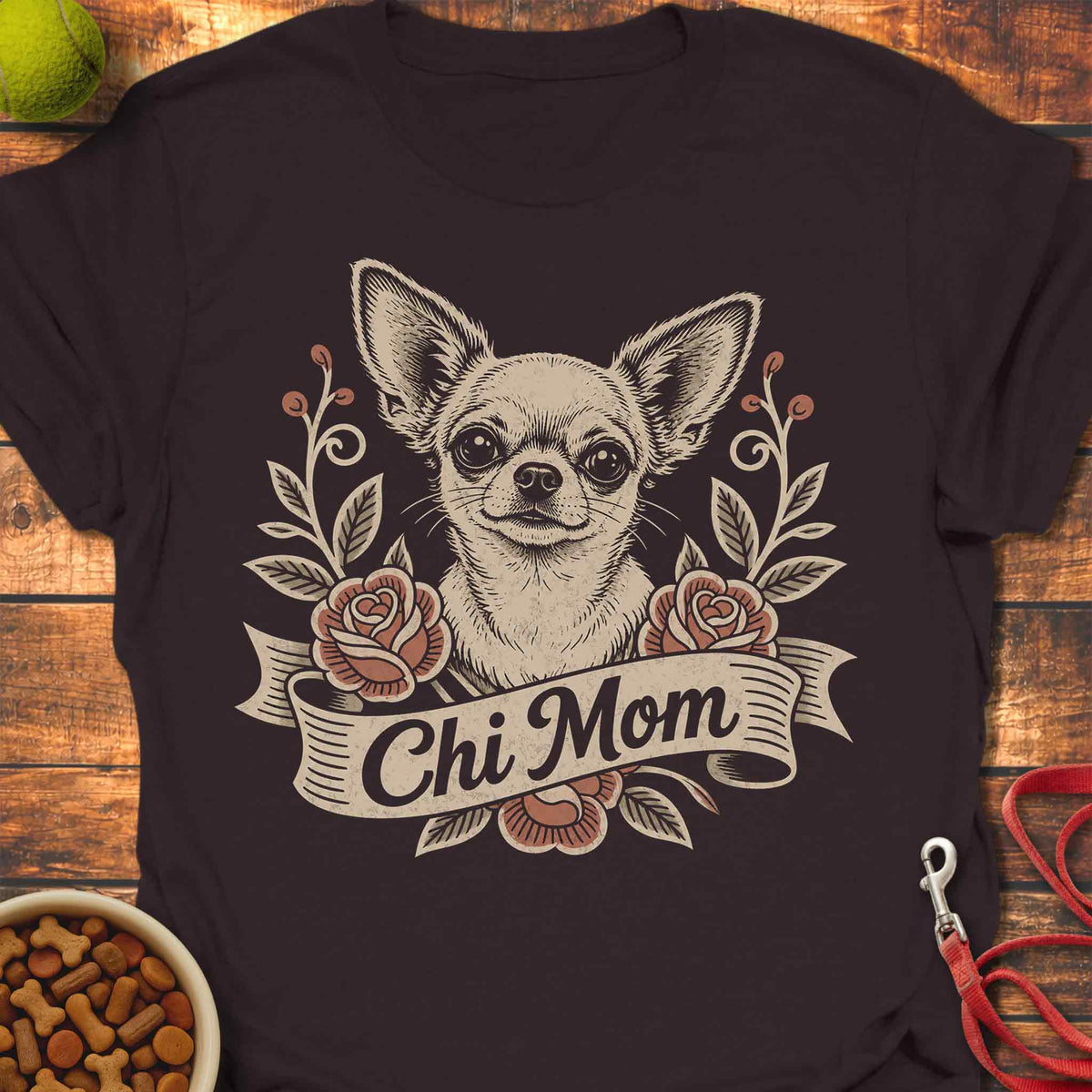 Boho Chihuahua Mom T-Shirt