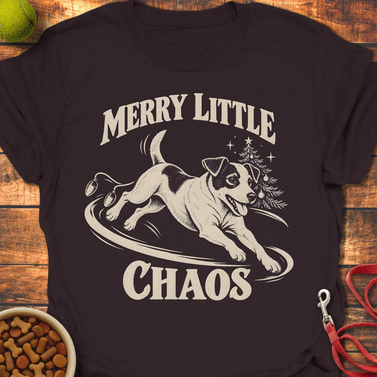 Holiday Chaos Jack Russell T-Shirt