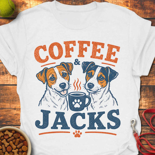Coffee & Jack Russell T-shirt