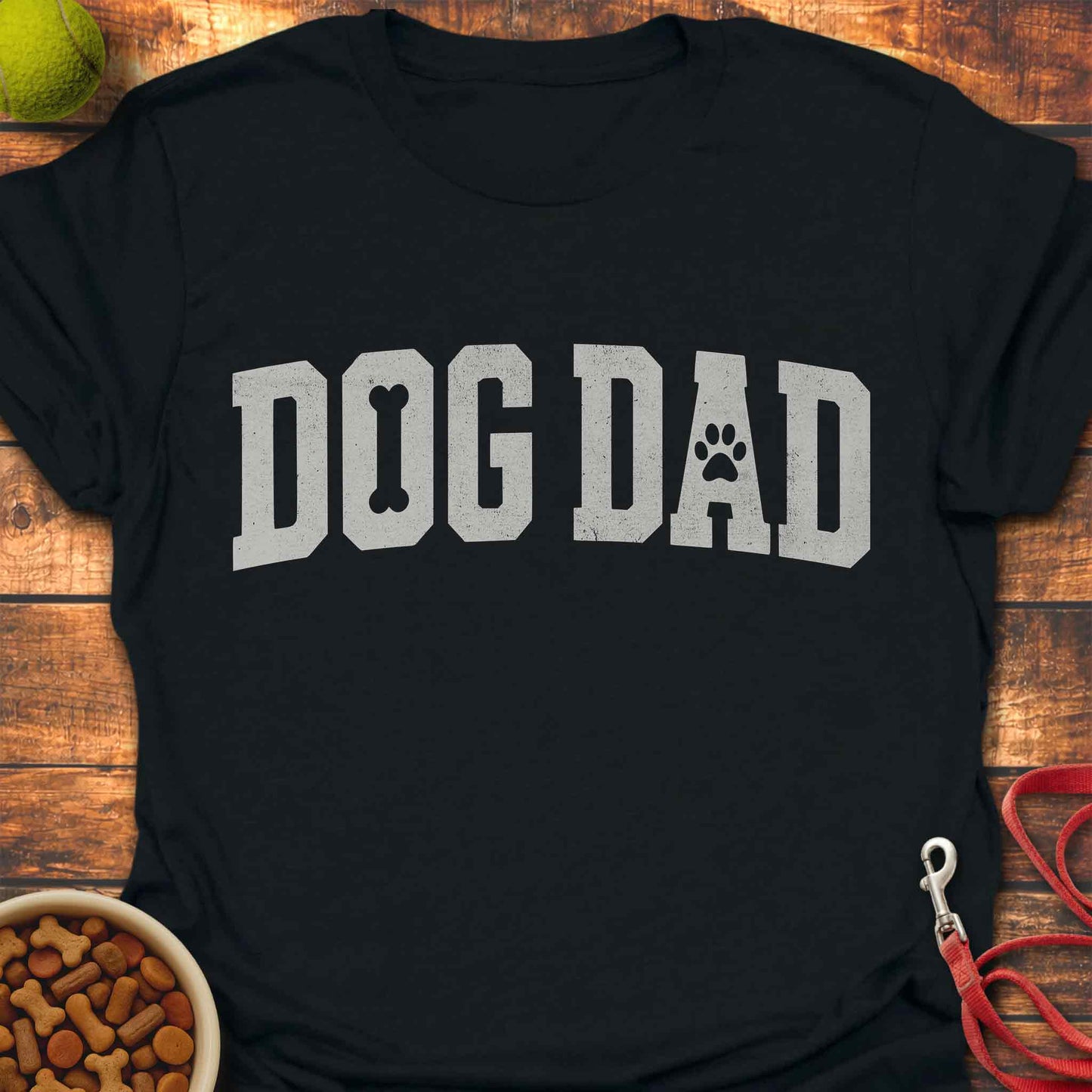 Vintage College Dog Dad Shirt