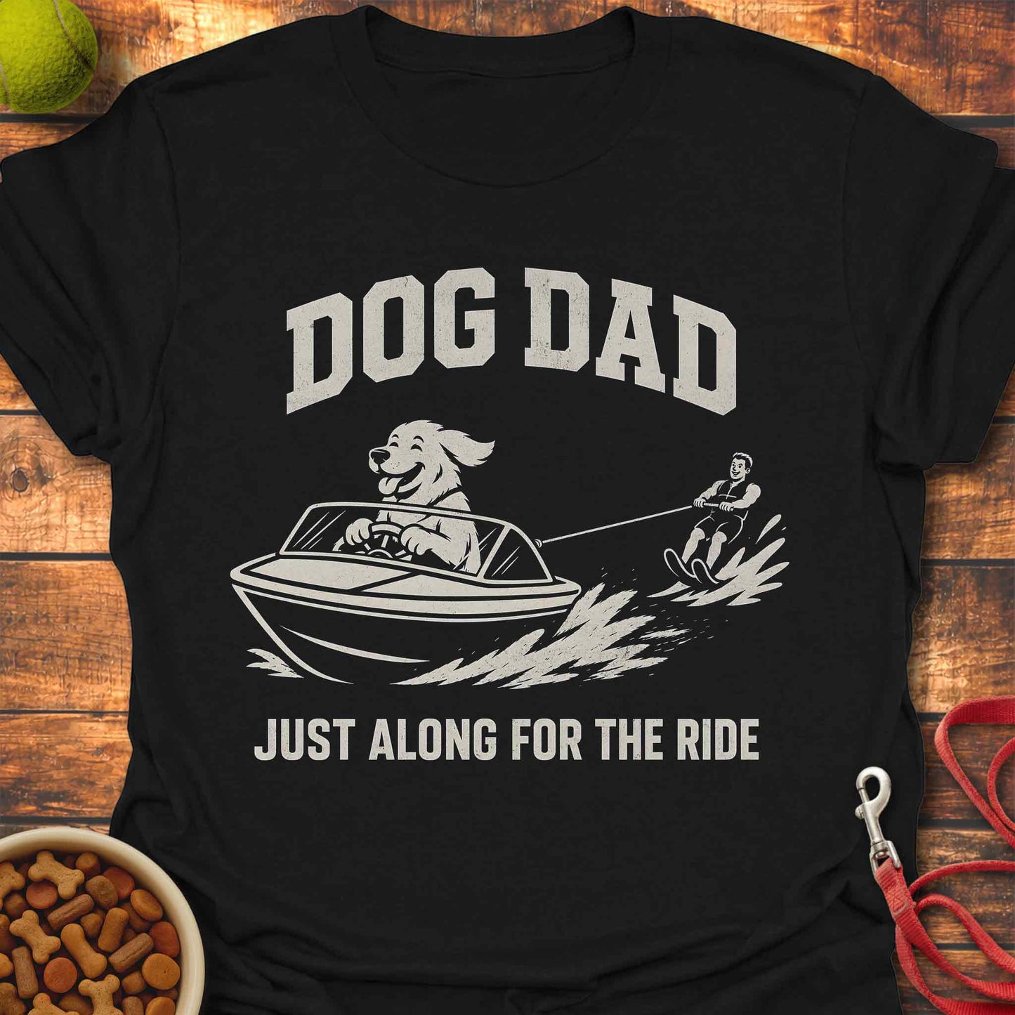 Dog Dad Water Ski