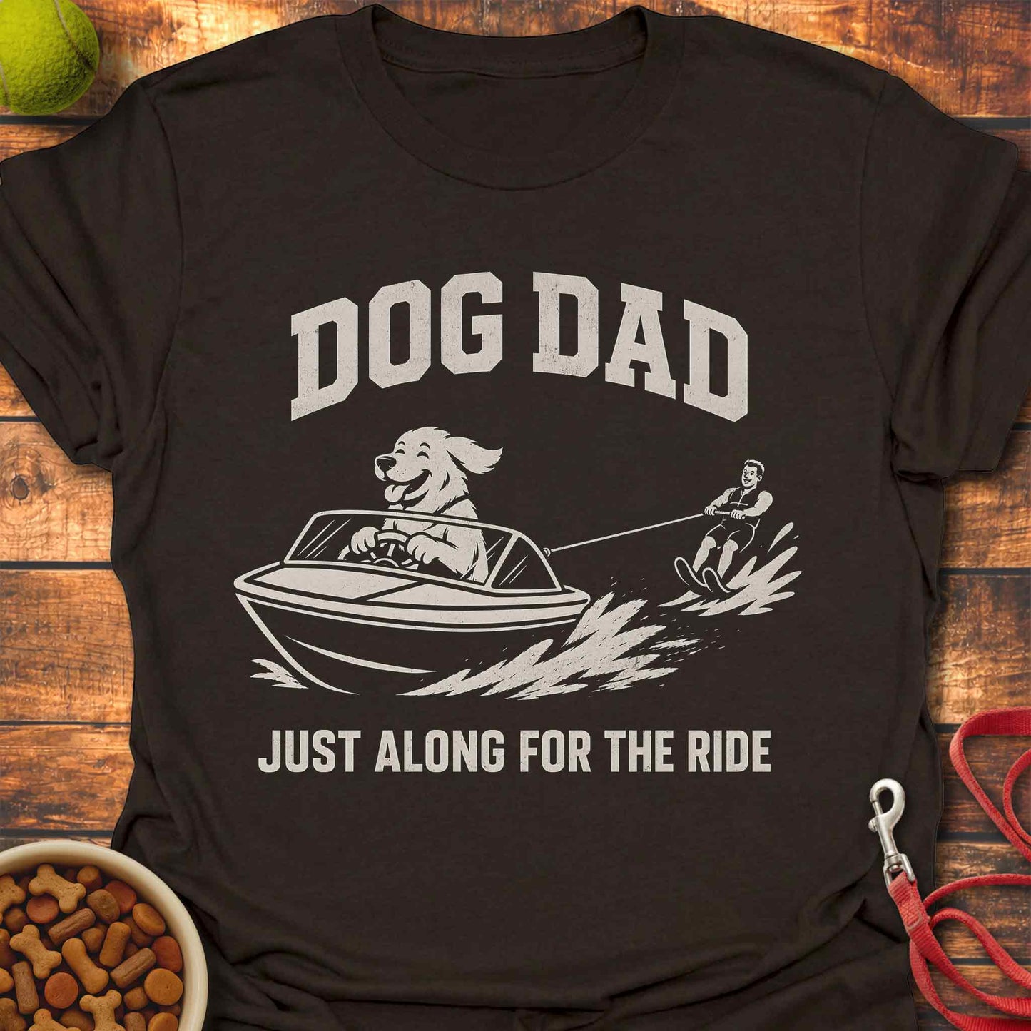 Dog Dad Water Ski