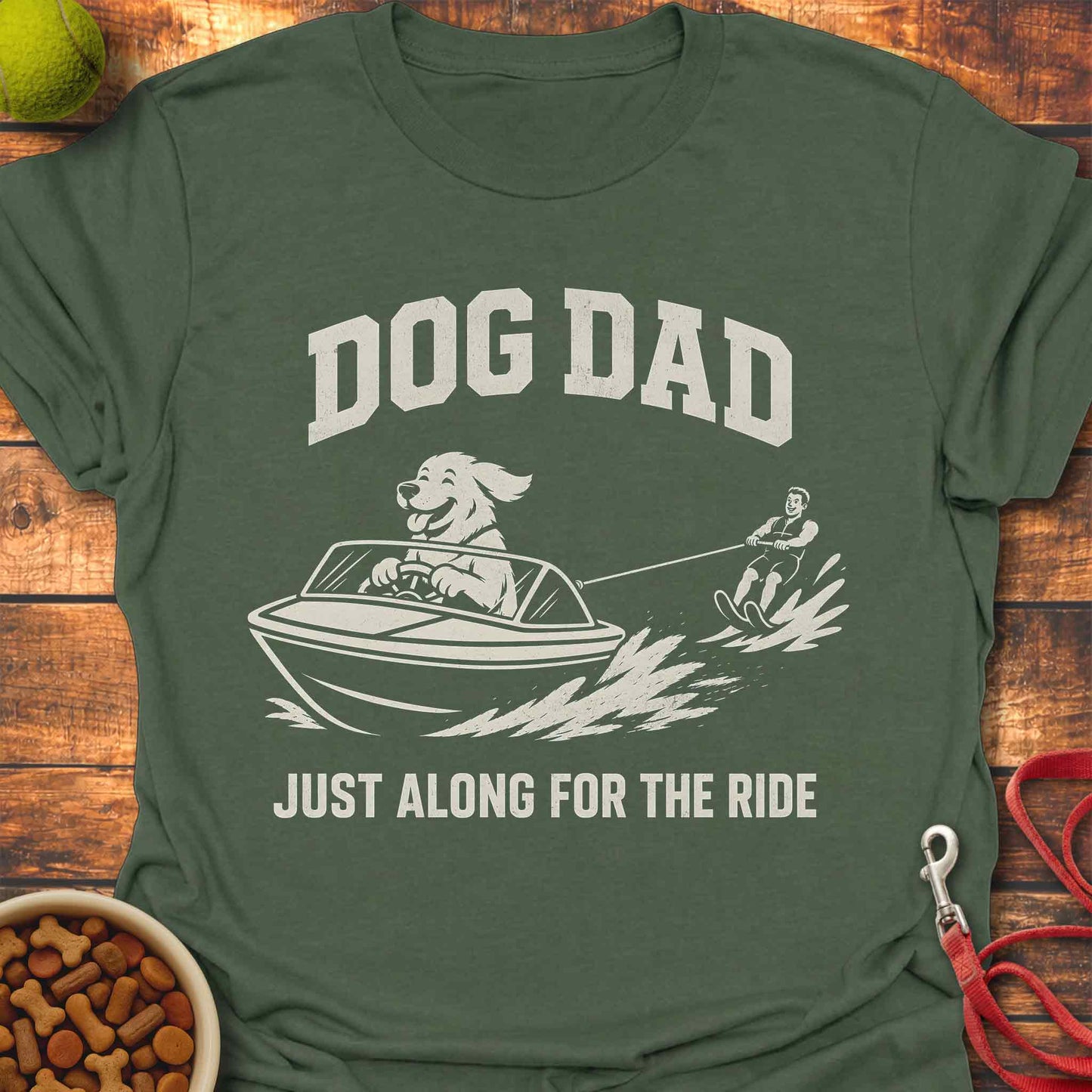 Dog Dad Water Ski