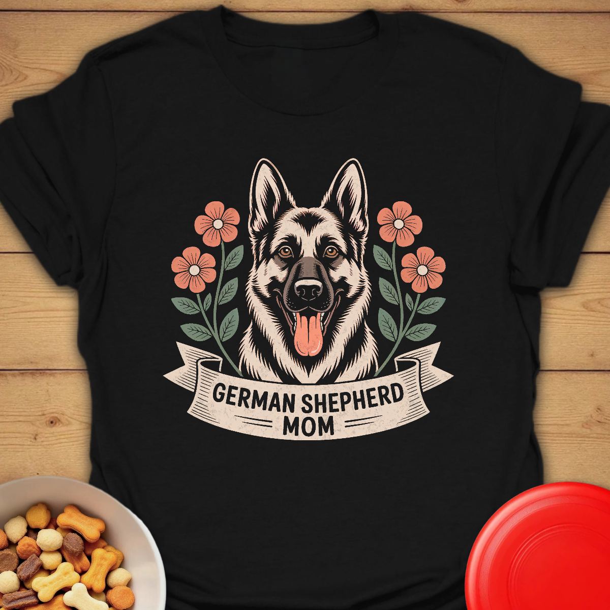 German Shepherd Mom T-shirt