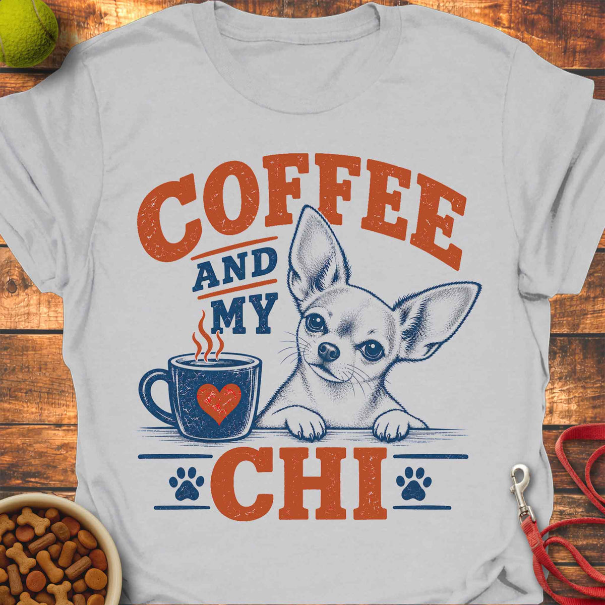 Coffee & My Chihuahua T-shirt