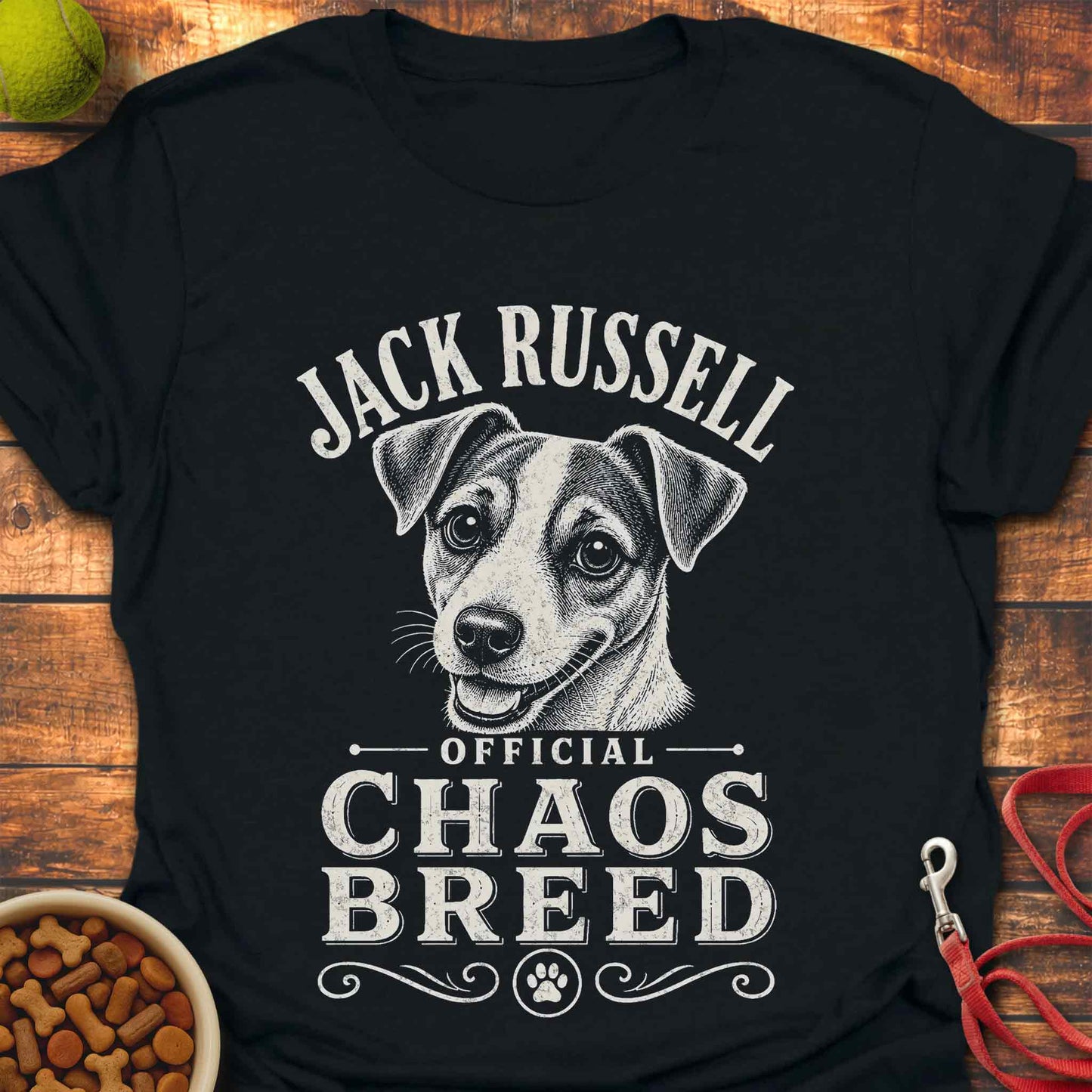 Jack Russell Chaos Breed T-shirt