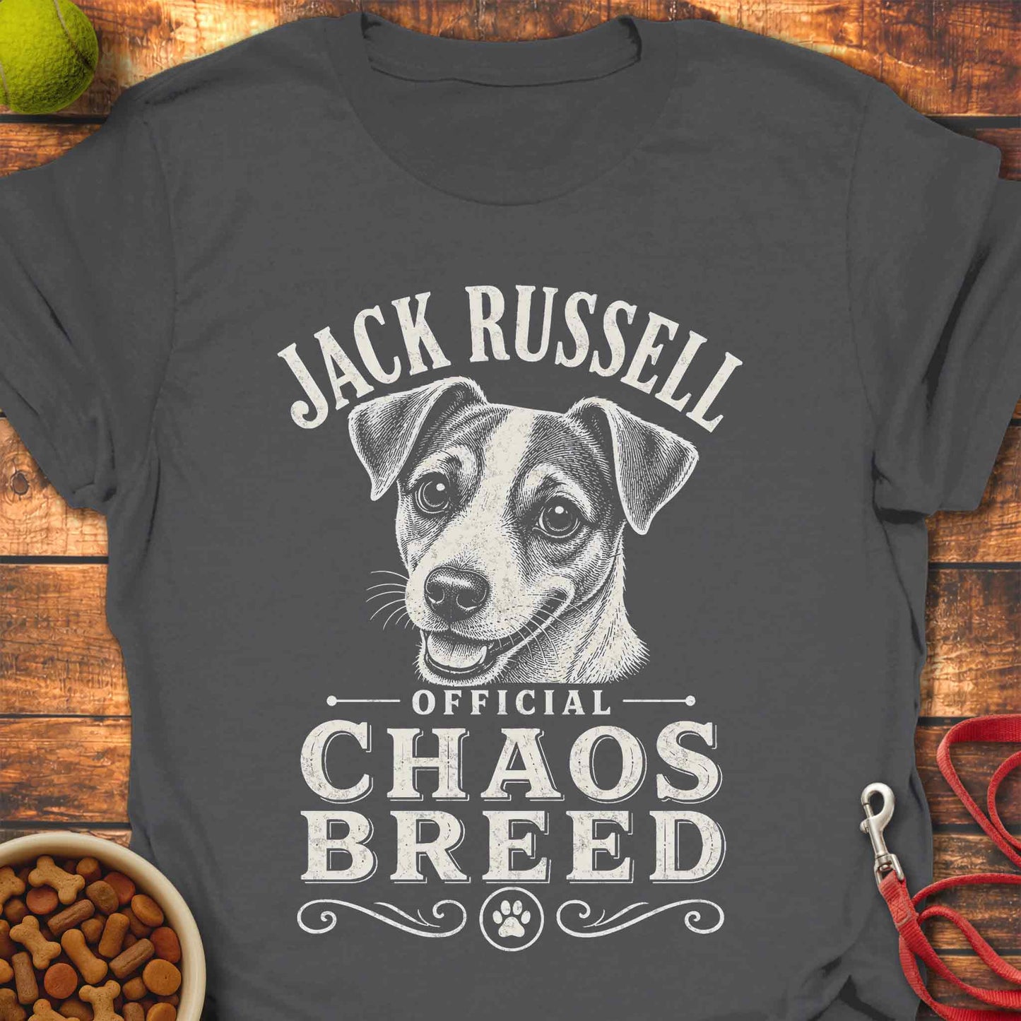Jack Russell Chaos Breed T-shirt