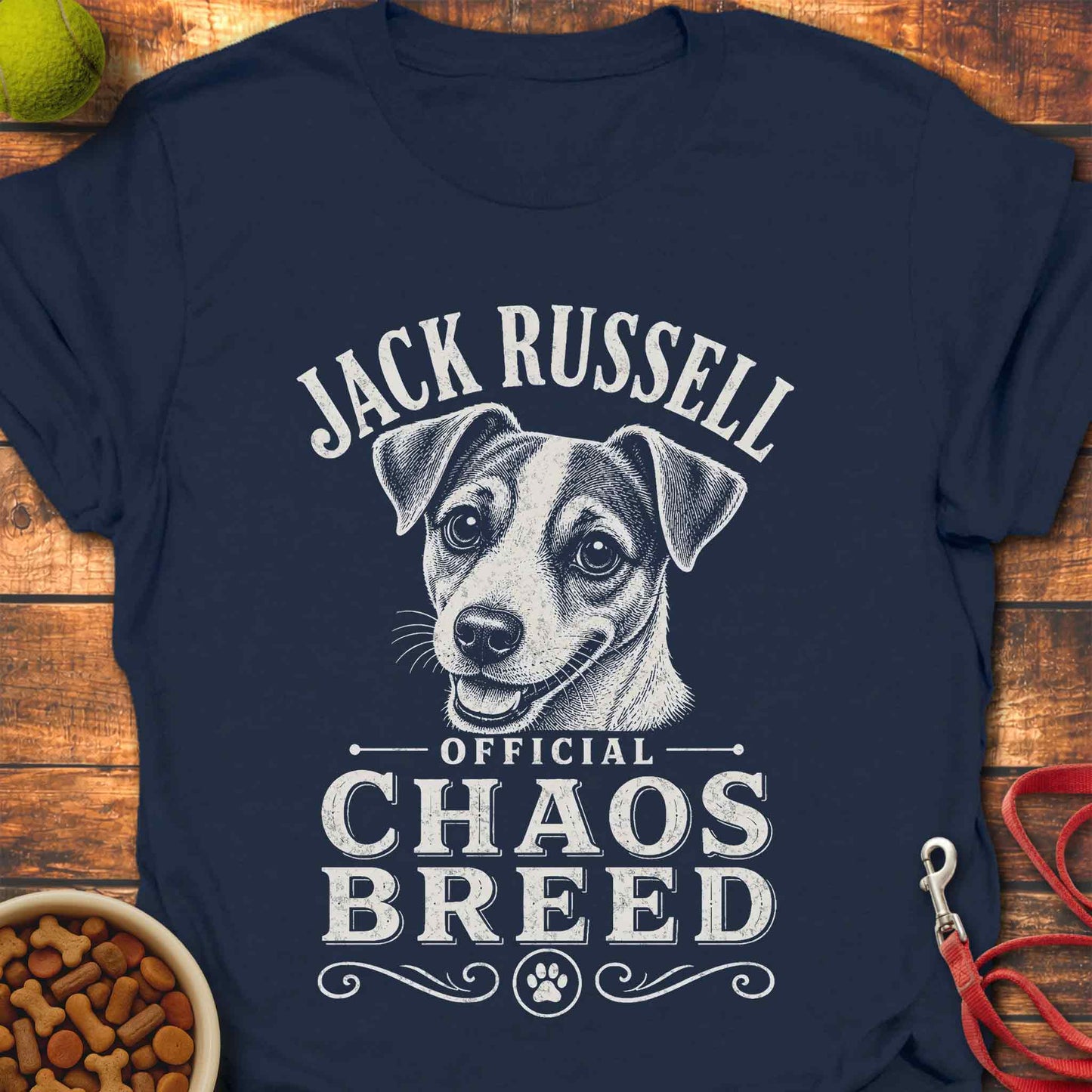 Jack Russell Chaos Breed T-shirt