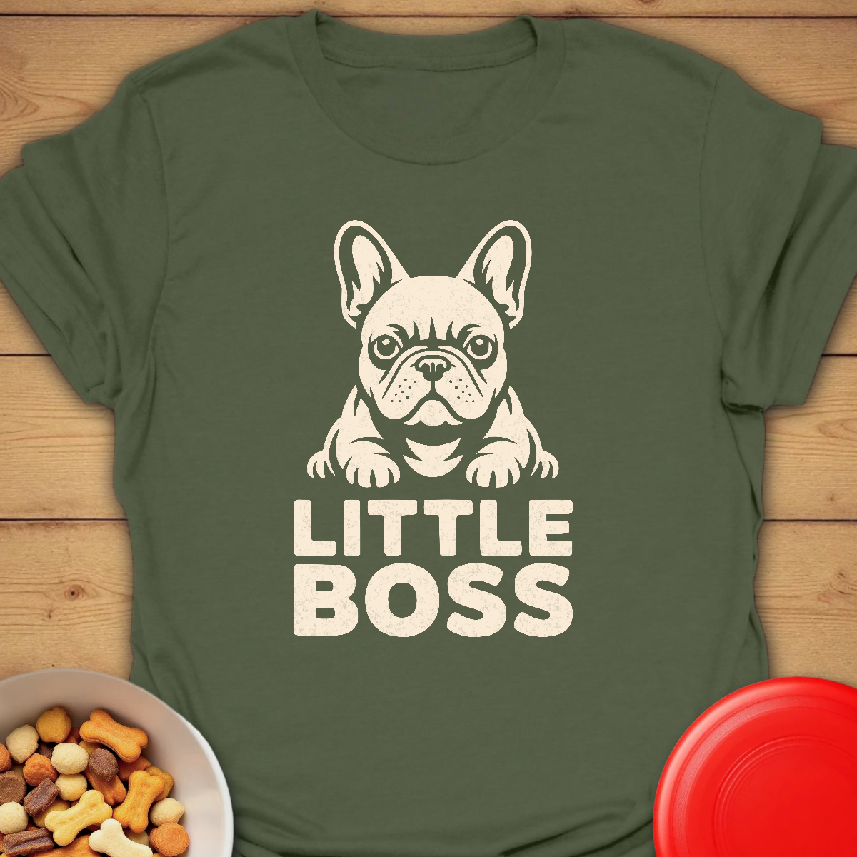 French Bulldog. Little Boss T-shirt