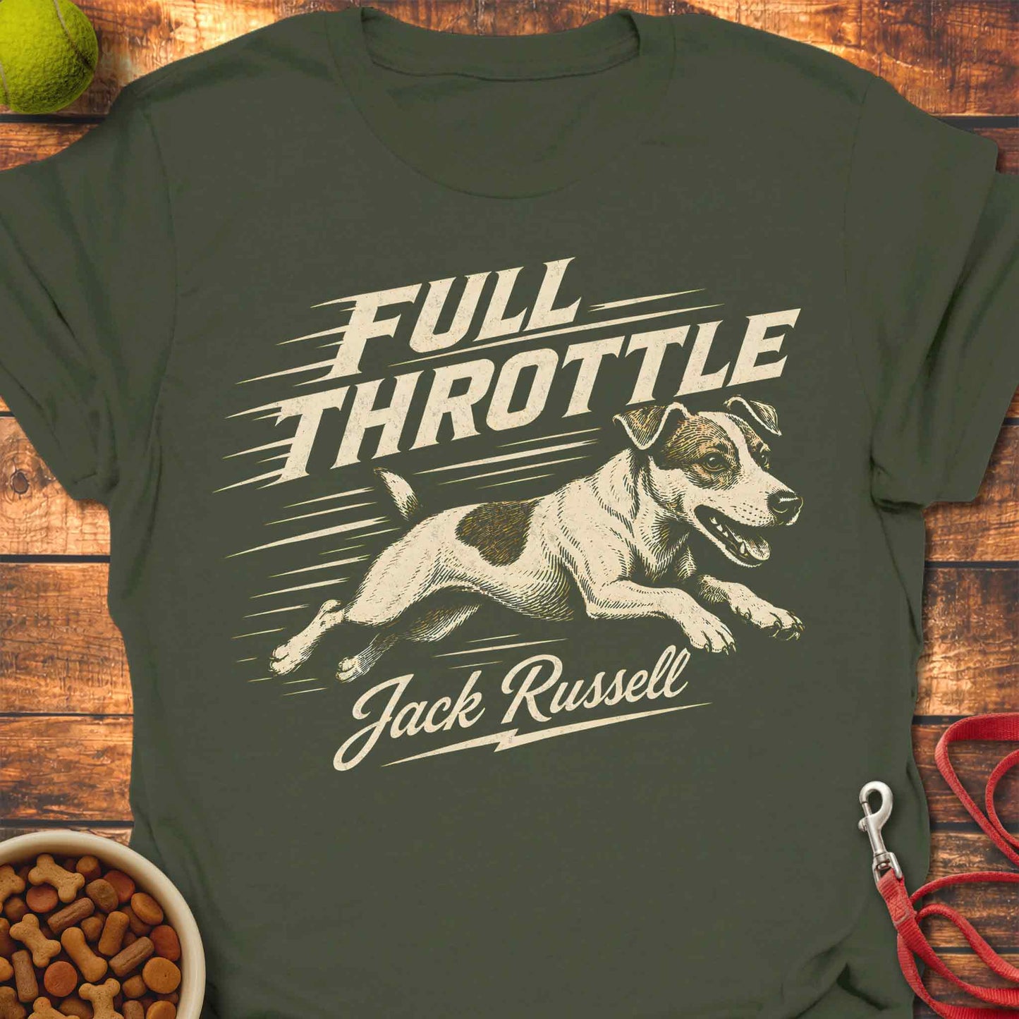 Full Throttle Jack Russell T-Shirt