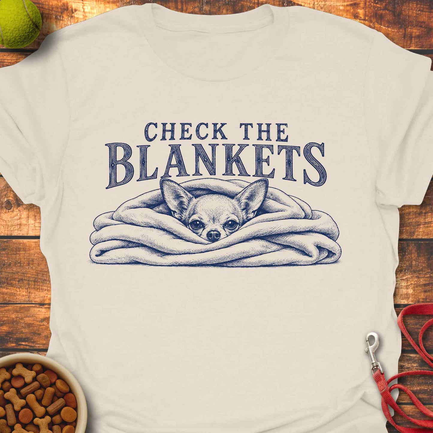 Blanket Burrow Chihuahua T-Shirt