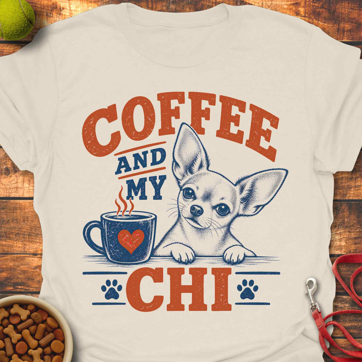 Coffee & My Chihuahua T-shirt