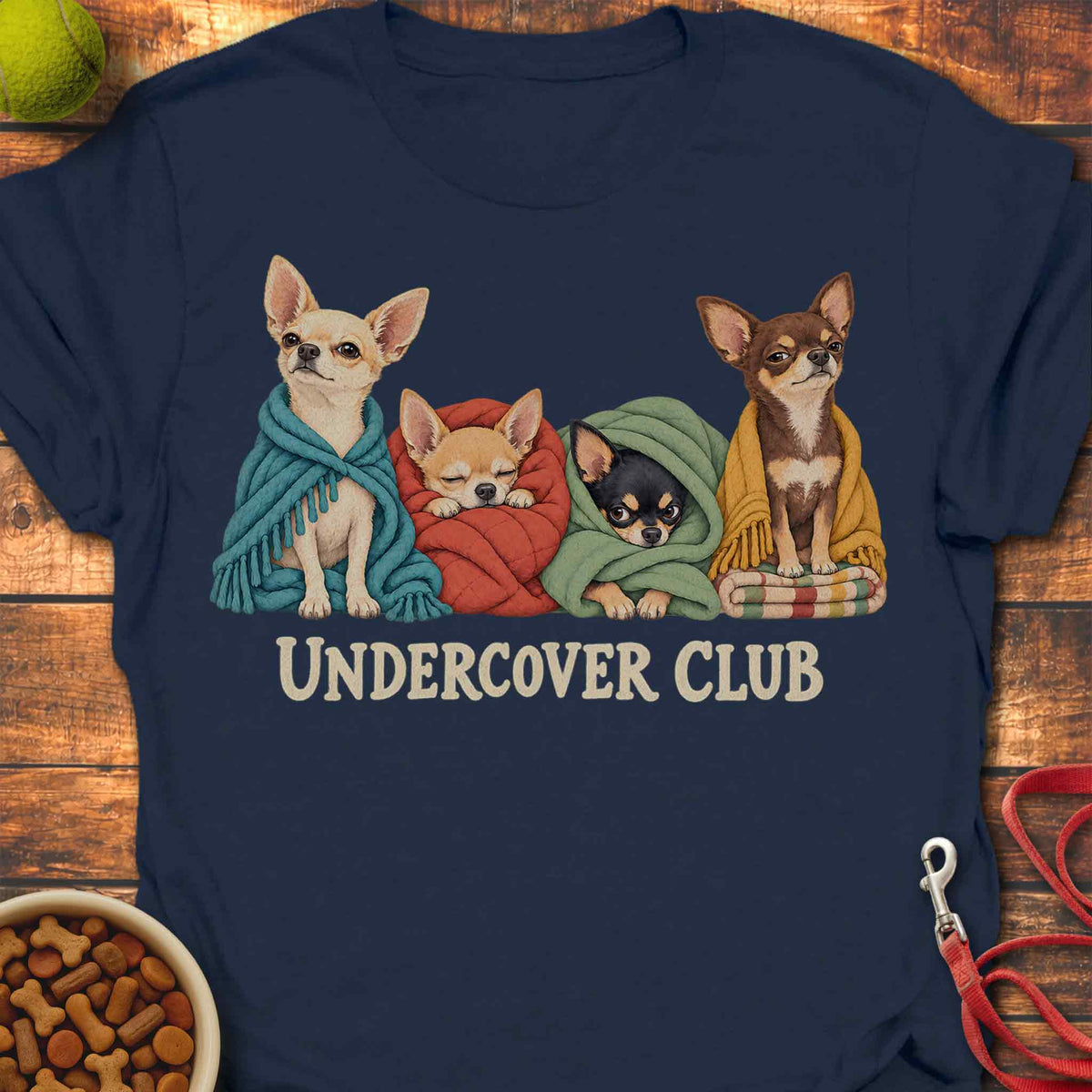Undercover Club Chihuahua T-Shirt