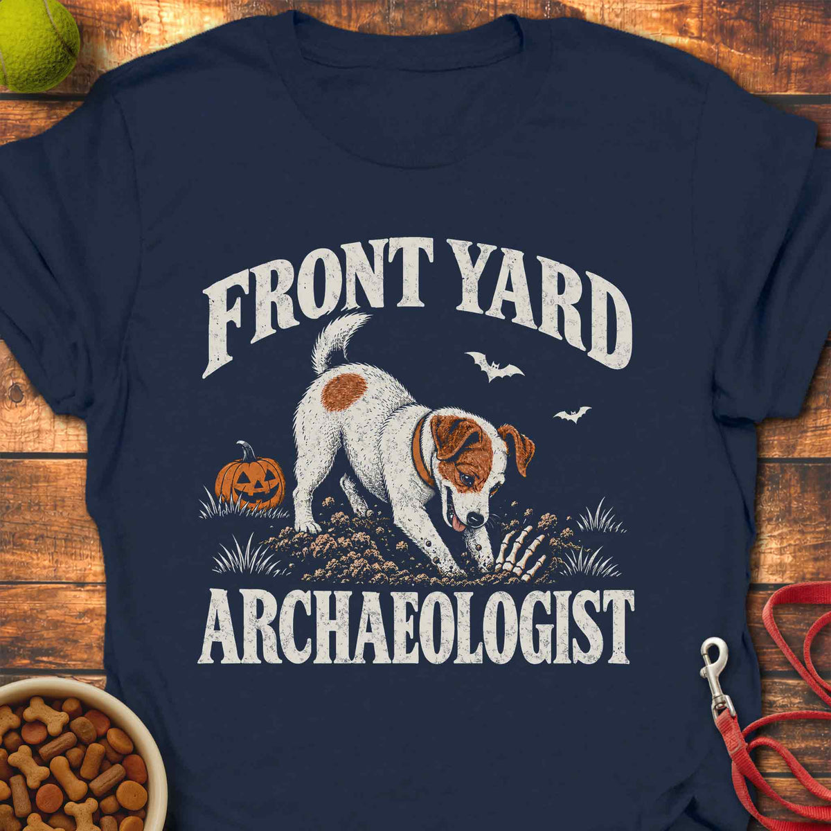 Archaeologist Jack Russell Halloween T-Shirt