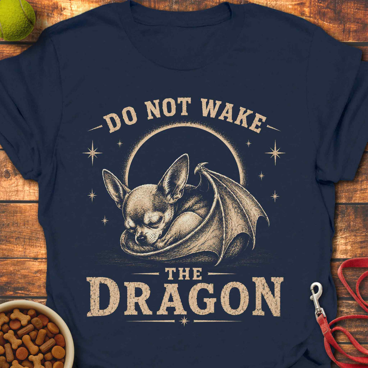 Sleeping Dragon Chihuahua T-Shirt