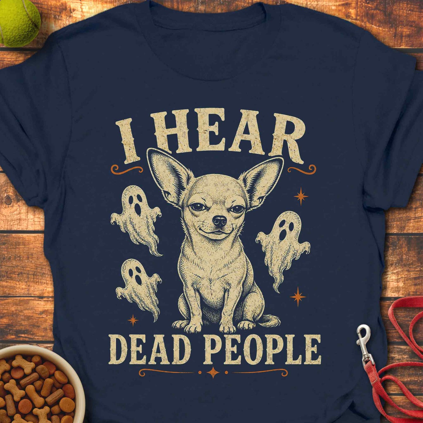 Ghost Whisperer Chihuahua Halloween T-Shirt