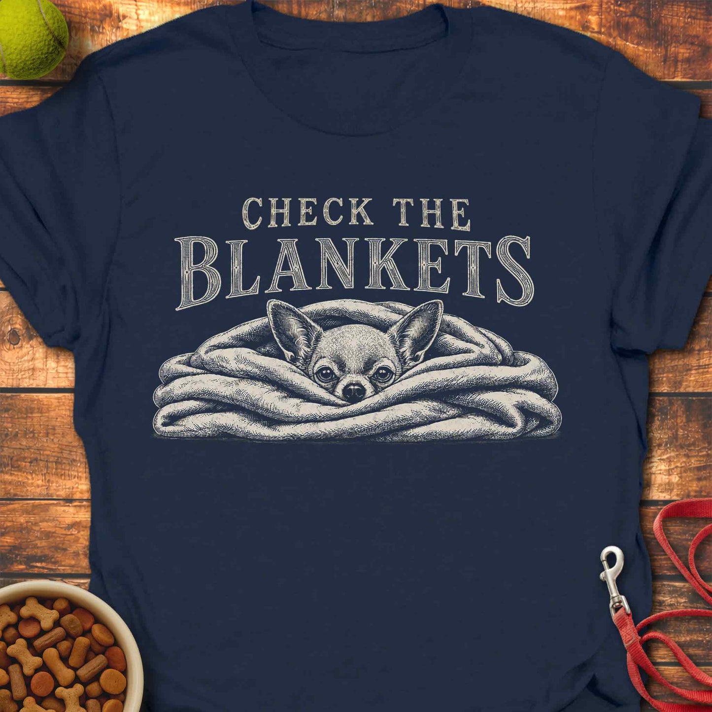 Blanket Burrow Chihuahua T-Shirt