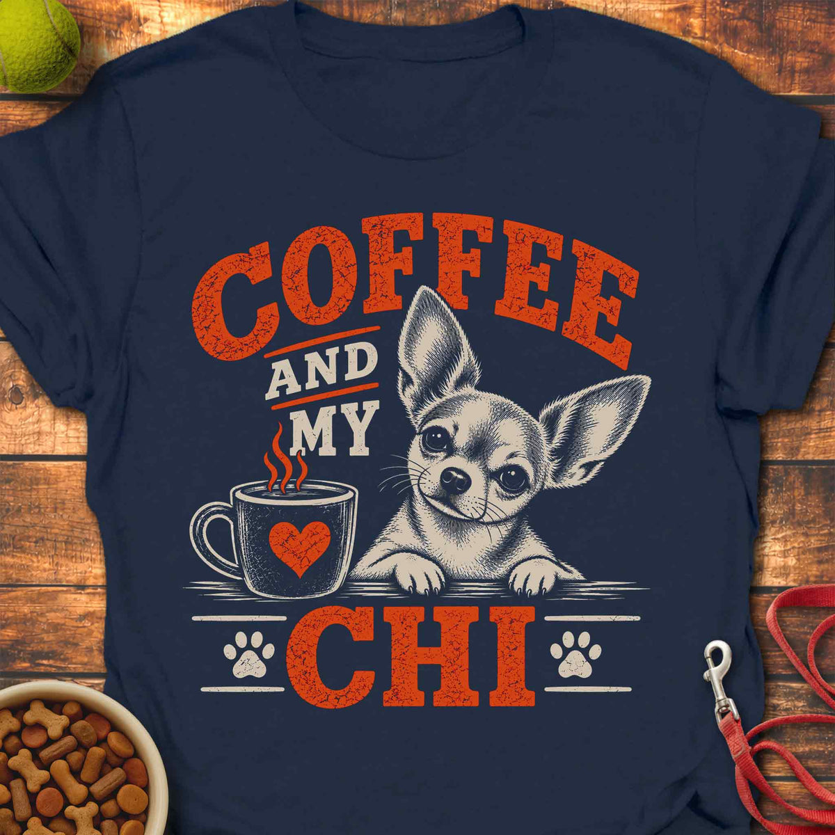 Coffee & My Chihuahua T-shirt