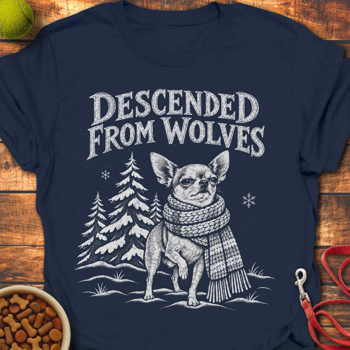 Winter Wolf Chihuahua T-Shirt