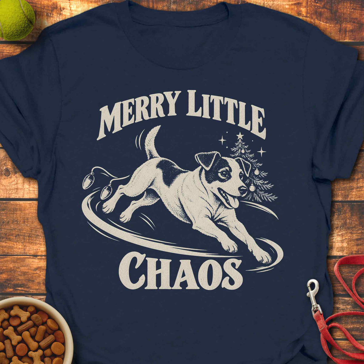 Holiday Chaos Jack Russell T-Shirt